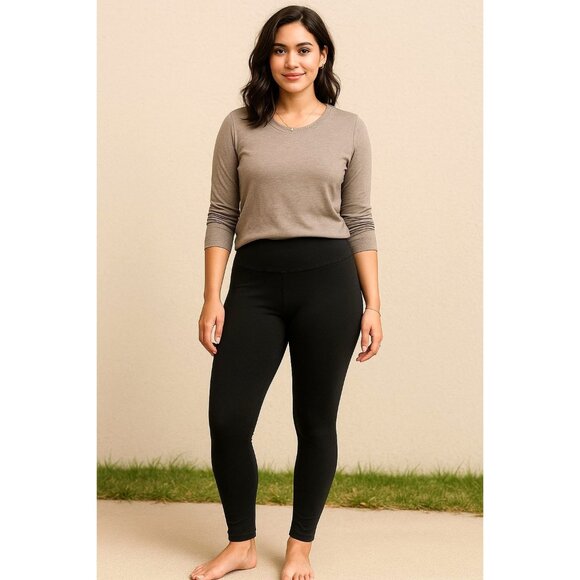 Offline By Aerie Womens Leggings Black Medium Cotton/Spandex - Picture 2 of 4